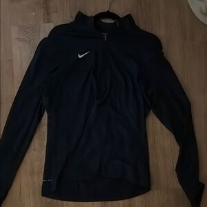 Nike Navy Blue Long Sleeve Quarter Zip